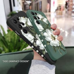 Wild Flowers Phone Case For Samsung Galaxy S25 S24 S23 S22 S21 S20 Ultra Plus FE S10 S9 S10E Note 20 ultra 10 9 Plus Cover