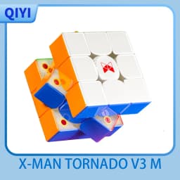[JudyCube] QiYi X-Man Tornado V3M Pioneer UV Version Magnetic Magic Speed Cube Qiyi XMD Tornado V3 M Flagship Puzzle Toys