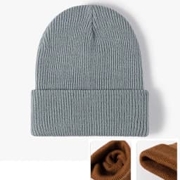 New Korean Wool Acrylic Knitted Caps Women Men Skullcap Autumn Winter Elastic Skullies Beanies Hat Wholesale