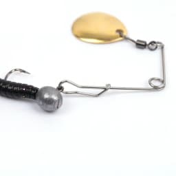 OUTKIT 10pcs 1.2g Spinner Fishing Lure Bait Spoon Swisher Buzzbait Bass Wire Bait Popper Vib Spinnerbait Lures Tackle Barb Pesca