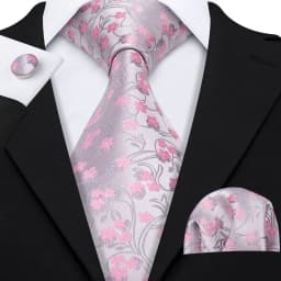 Fashion Red Blue Teal Floral Men Tie Set Necktie Handkerchief Cufflinks Wedding Gift Barry. Wang Tie Pin Brooches A-6074