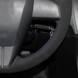 DIY Black Suede Leather Braid Car Steering Wheel Cover For Mazda 3 Axela 5 6 CX-7 CX-9 MAZDASPEED3 (US) 2010 2011 2012 2013