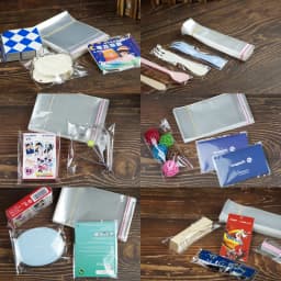 100Pcs transparent self-sealing polyethylene Opp plastic packaging candy jewelry card toy packaging party gift cellophane bag