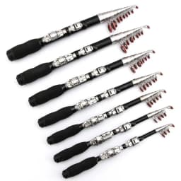 Fishing tools Telescopic Fishing Rod Spinning Fly Carp Feeder Carbon Fiber Pesca 1.2M 1.5M 1.7M 1.9M 2.1M Mini Travel Reel Seat