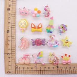 1-15PCS Resin Shoe Charms Lipstick Dolphin Swan Crown Flower Cat Horse Star Banana Sandals Shoes Decoration Accessories Kid Gift