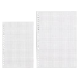 A5 B5 20Holes Loose-Leaf Notebook Refill 60Sheet Spiral Binder Paper Index Inside Page Dot Grid Blank Connell Stationery