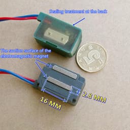 DC 12V-24V  Electronic Magnet Small Volume Large Suction Electromagnet for Electronic Door Lock