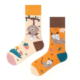 Cross Border New Spring/Summer Personalized Cartoon AB Fashion Socks Creative Cartoon Couple Cotton Socks
