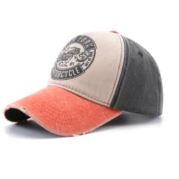 New Fashion Letter Print Snapback Washed Cotton Baseball Cap Men Women Patchwork Hip Hop Caps Outdoor Spring Summer Sun Hat