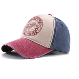 New Fashion Letter Print Snapback Washed Cotton Baseball Cap Men Women Patchwork Hip Hop Caps Outdoor Spring Summer Sun Hat
