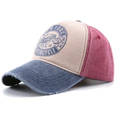 New Fashion Letter Print Snapback Washed Cotton Baseball Cap Men Women Patchwork Hip Hop Caps Outdoor Spring Summer Sun Hat