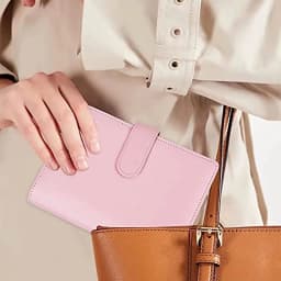 2024 New PU Leather Notebook A6 Binder DIY Planner Organizer 8 Zipper Pockets 12Pcs Budget Sheet 2Pcs French Alphabet Stickers