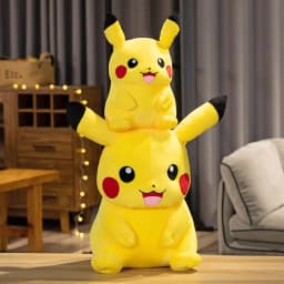 Soft Cuddly Pikachu Plush Toy Lovely Big Size Pikachu Doll Stuffed Cartoon Anime Hug Plushies Birthday Gifts For Fans