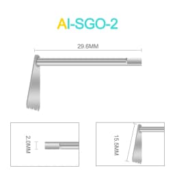 Dental Accessories Micro Saw Handpiece Saw Blades Bone Cutting Material Compatible AI-SGR-D/SGO-T/SGS-Y 1pcs