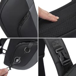 BANGE Men Chest Bag New Design korean Multifunction Waterproof Anti-stain Big Capacity Travel Portable Crossbody Bag Sling Bags