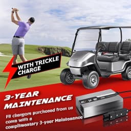 48V 15 AMP 15A Yamaha G19-G22 Golf Cart Waterproof Battery Charger for 48 Volt Golf Carts