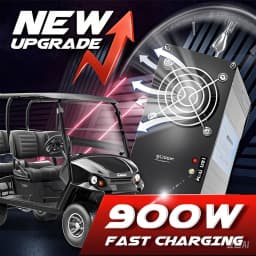 48V 15 AMP 15A Yamaha G19-G22 Golf Cart Waterproof Battery Charger for 48 Volt Golf Carts