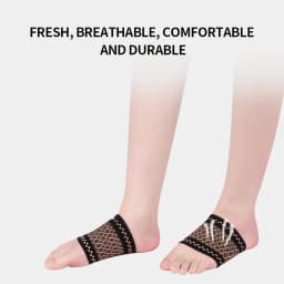 Arch Support Copper Fiber Compression Arch Sleeve Plantar Fasciitis Brace Flat Feet Relieve Pain Sleeve Socks Foot Health Care