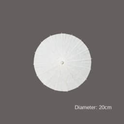 White Paper Umbrella Women Vintage Dance Prop Wedding Party Favors Christmas Home Ceiling Decors 20/30/40/60cm Paper Umbrella
