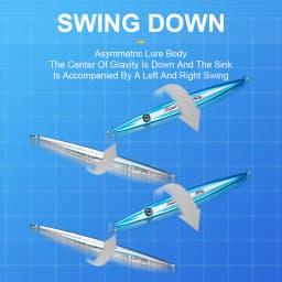 OBSESSION J104 150g 200g 250g 300g 400g Streamlined Pencial Metal Jig Import Jigging Master Fishing Super Gangster Stick II Jig