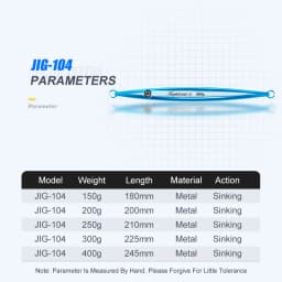 OBSESSION J104 150g 200g 250g 300g 400g Streamlined Pencial Metal Jig Import Jigging Master Fishing Super Gangster Stick II Jig