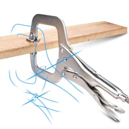 C Clamp weld Clip Woodwork Alloy Steel Pad Wood Work Grip Vise Lock Jaw Swivel Pincer Tong Tenon Locator Hand Tool Fix Plier