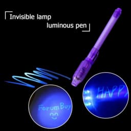 Luminous Light Invisible Ink Pen Highlighter Pen Drawing Secret Learning Magic Pen for Kids Party Favors Ideas Gifts Novelty Toy