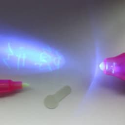 Luminous Light Invisible Ink Pen Highlighter Pen Drawing Secret Learning Magic Pen for Kids Party Favors Ideas Gifts Novelty Toy
