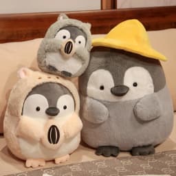 Sweet Plush Penguin Dolls Cute Animal Pillow Stuffed Soft Toys for Children Kids Birthday Decor Appease Gifts