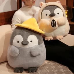 Sweet Plush Penguin Dolls Cute Animal Pillow Stuffed Soft Toys for Children Kids Birthday Decor Appease Gifts
