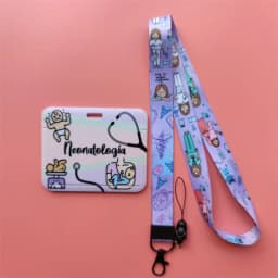 Doctor Nurse Horizonal Women's Lanyards ID Card Holder Badge Holders Hang Rope Lanyard Amusing Card Case Retractable Clip