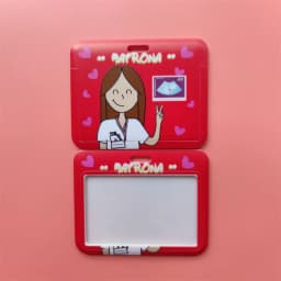 Doctor Nurse Horizonal Women's Lanyards ID Card Holder Badge Holders Hang Rope Lanyard Amusing Card Case Retractable Clip