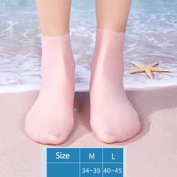 Water Socks Silicone Wetsuit Socks for Swimming Fins Frog Shoes Flippers Non-Slip Soft Material Beach Snorkeling Diving Socks