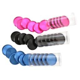 Fromthenon 11pcs Aluminium Alloy Mushroom Discs Notebook and Journals Book Binding Binder Rings Office Accessories Stationery