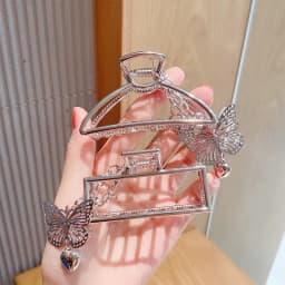 2022 Multiple Styles Fashion Alloy Geometric Large Butterfly Love Pendant Hairpin Barrettes for Women Girl Accessories Headwear