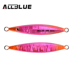 ALLBLUE SLOWER UP Z-Light Metal Jig Fishing Lure Slow Cast Jigging Spoon 20G 30G 40G 60G Artificial Shore Zinc Alloy Bait Tackle