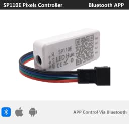 DC5V WS2812B Led Strip Digital Panel Matrix WS2812 Individually Addressable Module Light SP110E Bluetooth Controller
