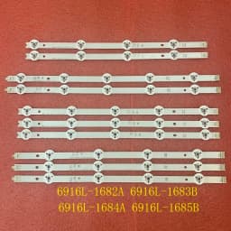 10pcs LED Backlight Strip for TV 42LB670V 42LB671V 42LB673V 42LB675V 42LB677V 42LB679V 6916L-1683B 1685B 1682A 1684A 1683A 1685A