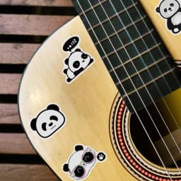 10/30/50PCS Cute Panda Cartoon Animal Stickers Luggage Skateboard Cute DIY Cool Graffiti Waterproof Funny Kid Toy  Sticker Decal