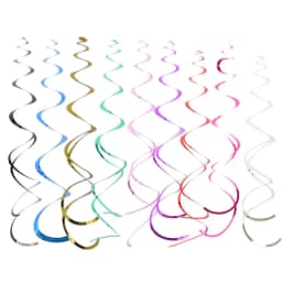 1bag 70cm PVC spiral pendant garland birthday wedding party decoration Christmas and New Year holiday decoration supplies