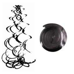 1bag 70cm PVC spiral pendant garland birthday wedding party decoration Christmas and New Year holiday decoration supplies