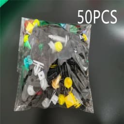 50pcs Universal car Mixed Clips for BMW E34 E30 F30 F10 X5 E53 E46 E39 E90 E36 E60