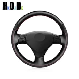 Hand Sew Genuine Leather Steering Wheel Cover For Lexus RX330 RX400h RX400 2004-2007 Toyota Corolla Verso 2006 Camry 2004-2006