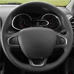 Car Steering Wheel Cover Black Artificial Leather Car Steering Wheel Covers For Renault Clio 4 (IV) Kaptur Captur 2016-2019