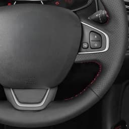 Car Steering Wheel Cover Black Artificial Leather Car Steering Wheel Covers For Renault Clio 4 (IV) Kaptur Captur 2016-2019