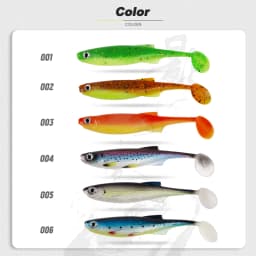 D1 Winter Pike Silicone Baits 2020 Fishing Artificial Bionnic Wobblers 75mm 4g 100mm 7.5g Bait for Fishing Freshwater Soft Lure
