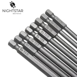 8Pcs Torx Screwdriver Bit Set Hex Security Magnetic Head 150MM Extra Long T8 T10 T15 T20 T25 T27 T30 T40 Electric