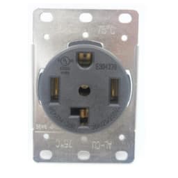 American Black 250V 30A Generator Anti-off Electric Plug NEMA 14-30P 14-30R Industrial Power Plug Socket Inline Wire Connector