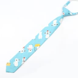 Fashion School Skinny Ties For Boys Girls Casual Cartoon Animal Solid Color Floral Plaid Necktie Simple Lazy Slim Student Tie
