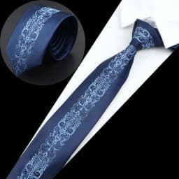 New Mens Luxury Neck Tie Fashion Jacquard Woven Skinny Slim 6cm Black Blue Floral Paisley Necktie Banquet Party Shirt Gift